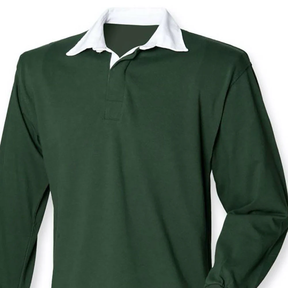 Carmichael Clan Crest Embroidered Rugby Shirt - Image 3