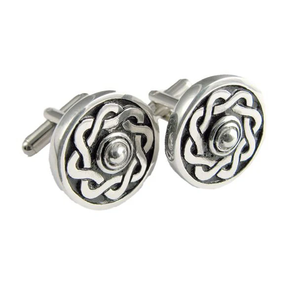 Celtic Targe Kilt Pin & Cufflink Set - Image 3