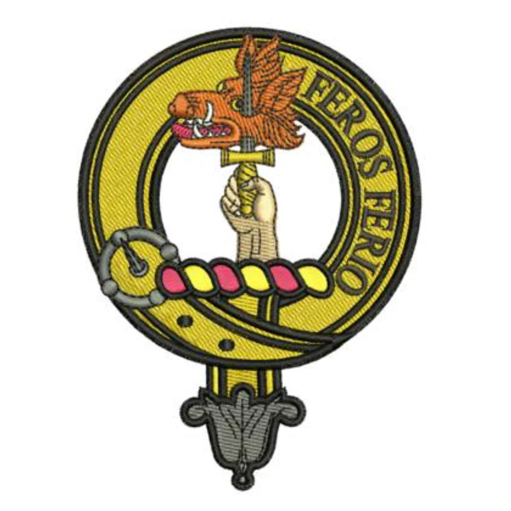 Chisholm Clan Crest Embroidered Polo - Image 2