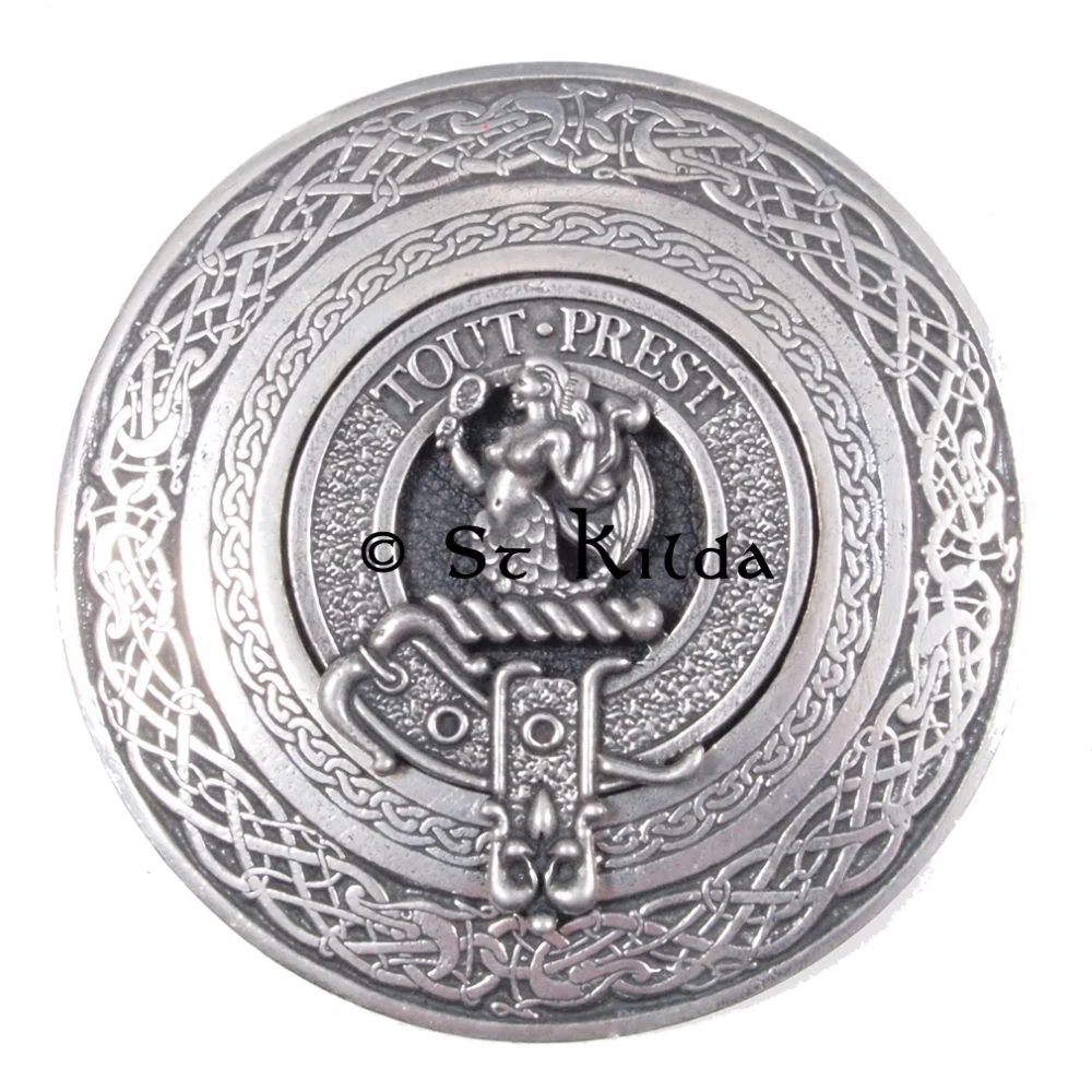 Circular Clan Crest Buckle For Kilt Belts - All Clan - Image 2