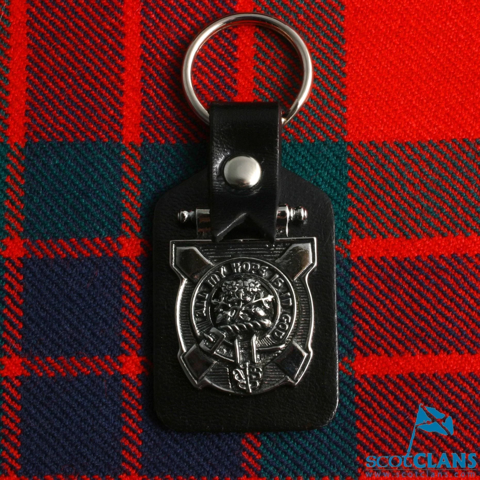 Clan Crest Pewter Key Fob - All Clans