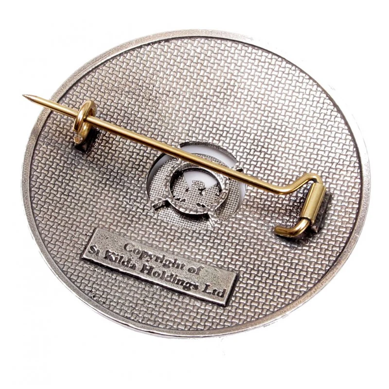 Scottish Clan Crest Saltire Plaid Brooch - Image 2