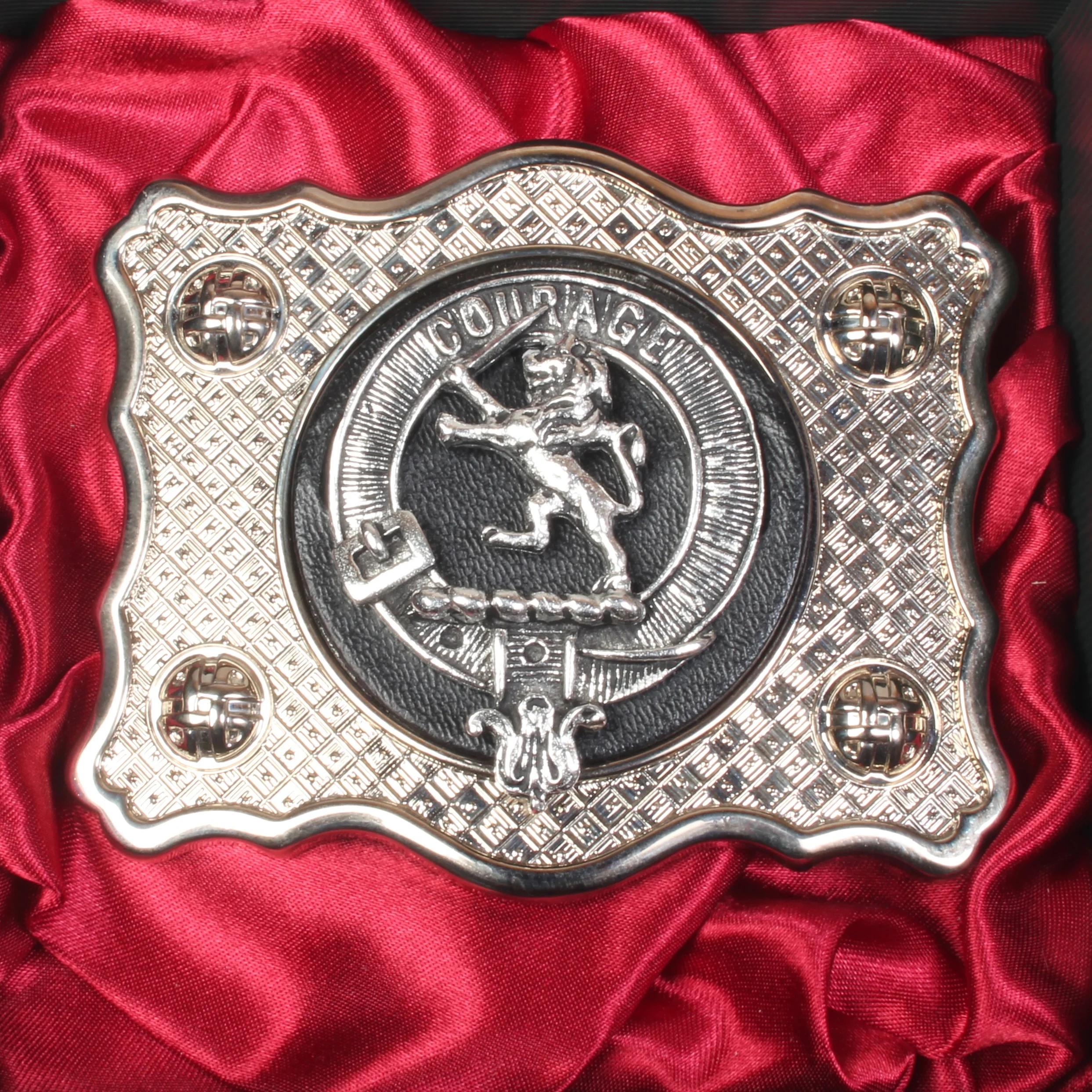 Cumming Pewter Clan Crest Buckle For Kilt Belts - Image 2