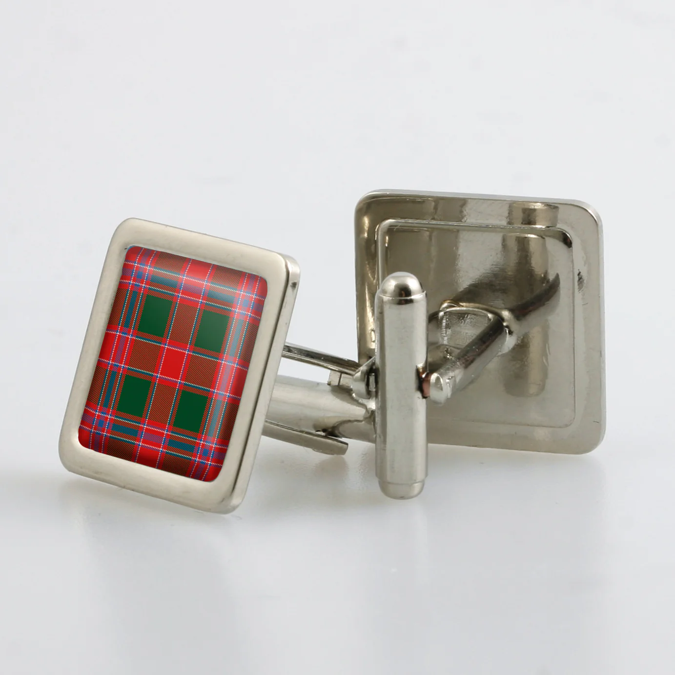 Dalziel Modern Tartan Cufflinks - Choose Your Shape.