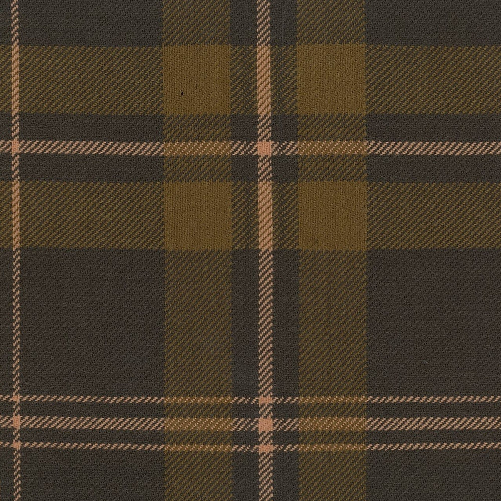 Dark Island Peat - medium weight tartan - sold by the meter