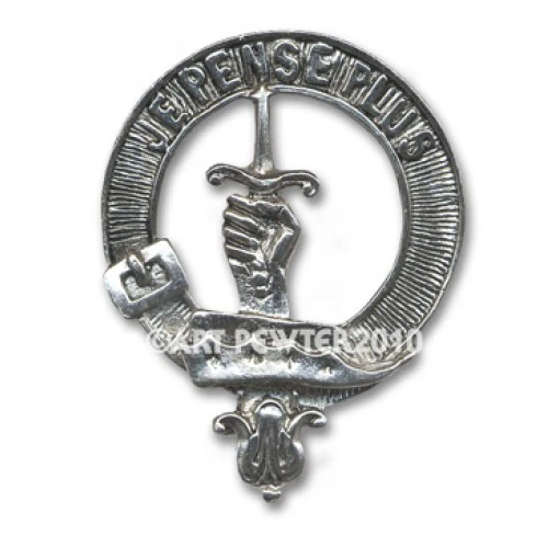 Erskine Clan Crest Badge in Pewter
