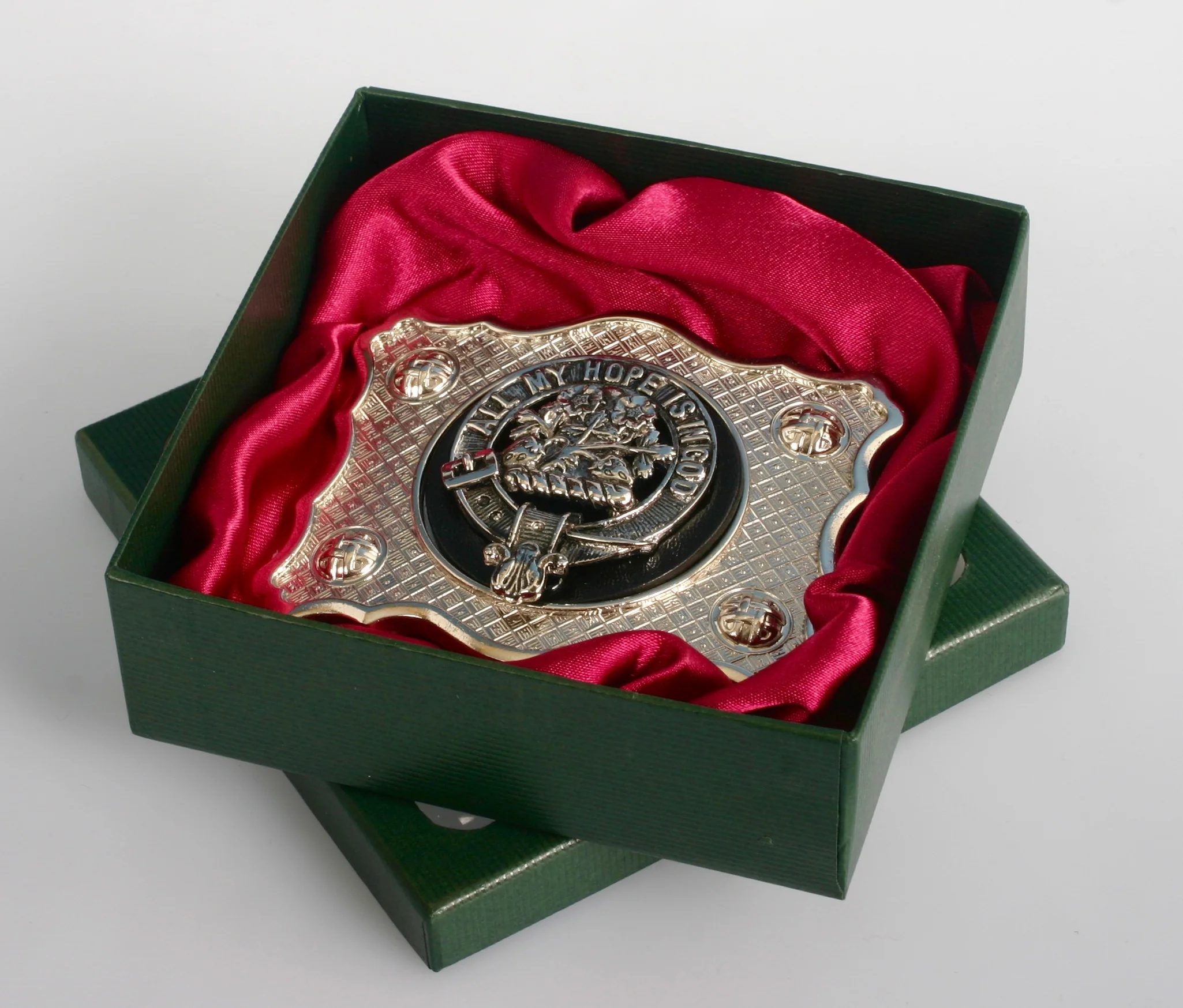 Fraser Pewter Clan Crest Buckle For Kilt Belts - Image 2