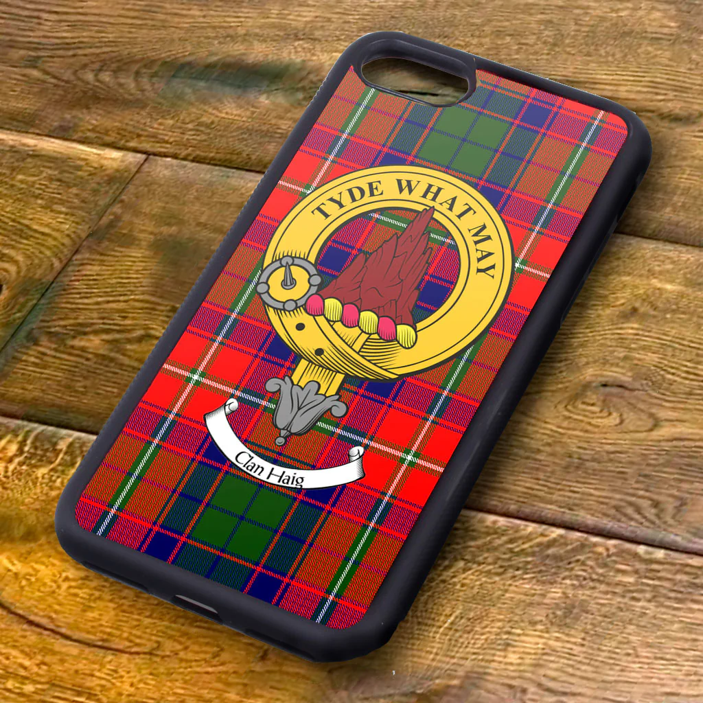 Haig Tartan and Clan Crest iPhone Rubber Case