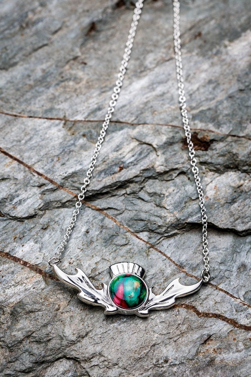 Heathergems Thistle Necklace