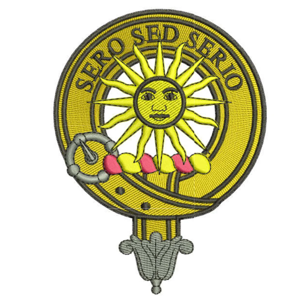 Kerr Clan Crest Embroidered Polo - Image 2