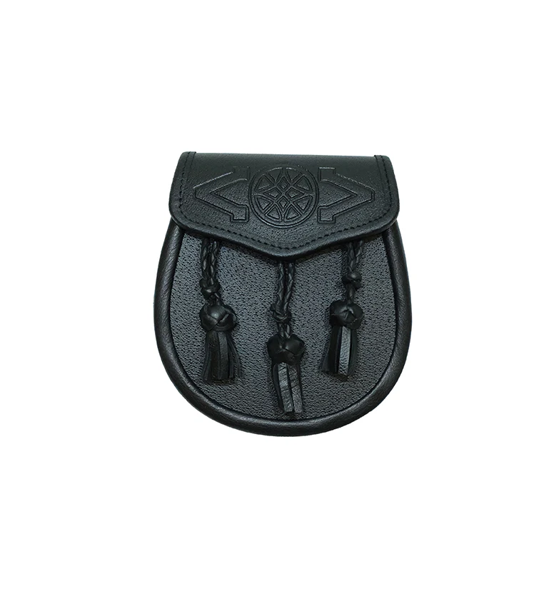 Leather Daywear Sporran - Celtic Top - Image 2