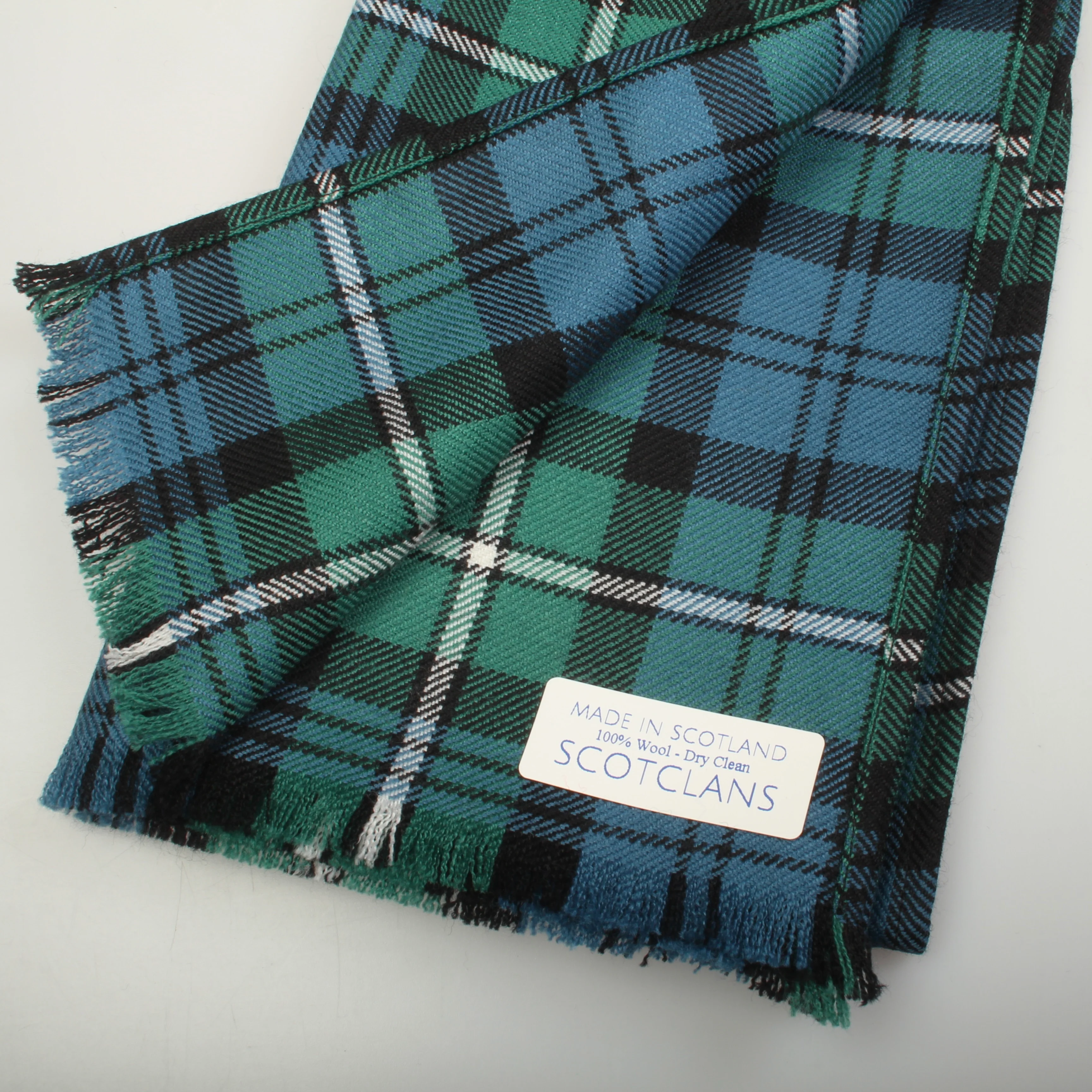 Luxury Lightweight Scarf in Forbes Ancient Tartan - Image 2