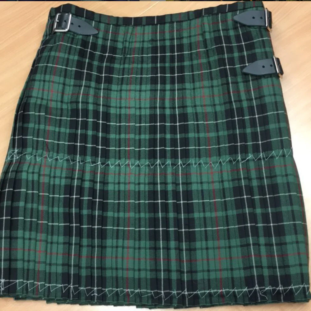 MacAuley Hunting Muted Mediumweight Hand Stitched Kilt - Image 2