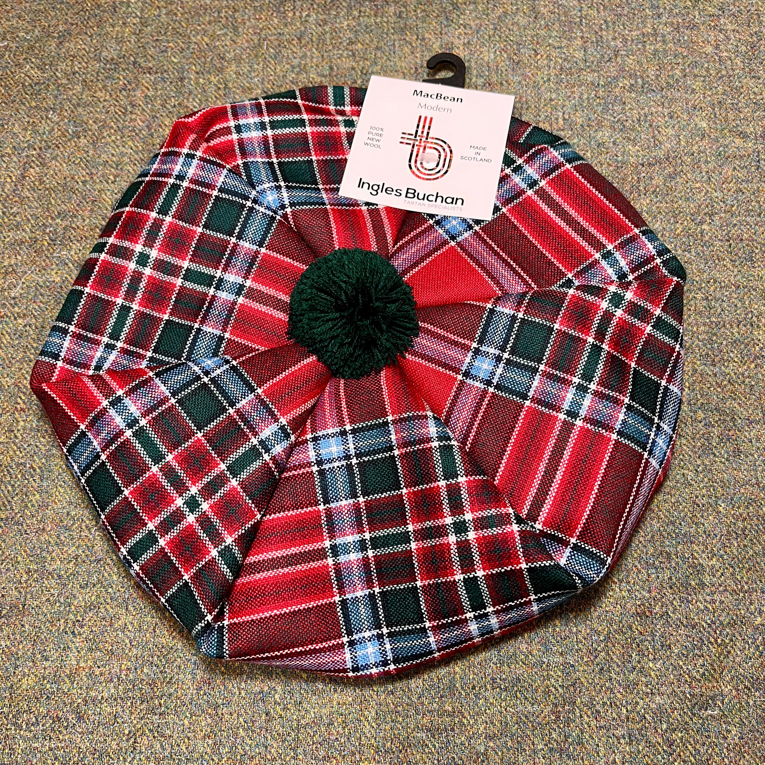 MacBean Modern Wool Tartan Tam