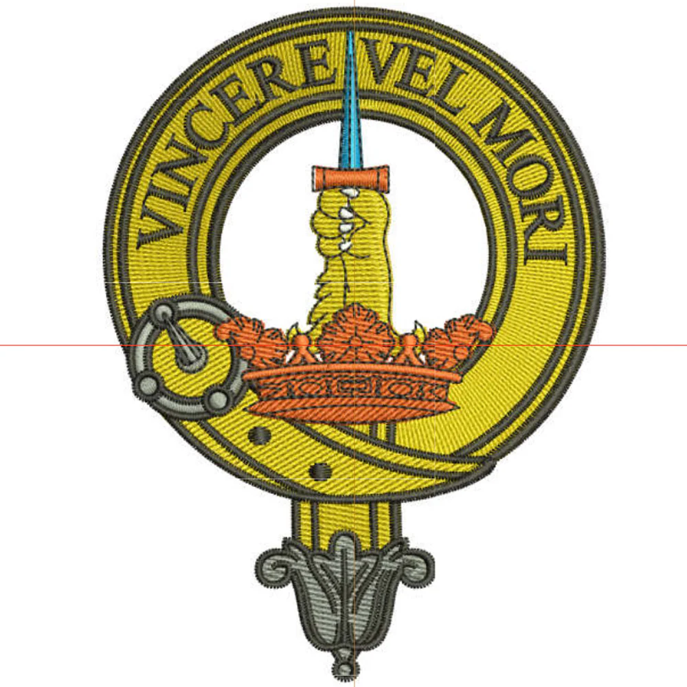 MacDowall Clan Crest Embroidered Polo - Image 2