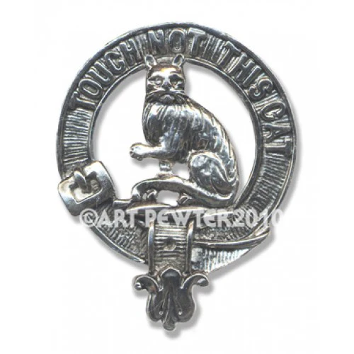 MacGillivray Pewter Clan Crest Buckle For Kilt Belts - Image 2