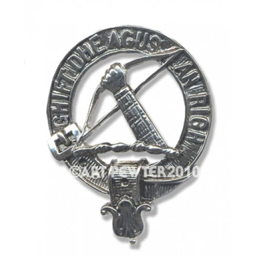 MacInnes Pewter Clan Crest Buckle For Kilt Belts - Image 2