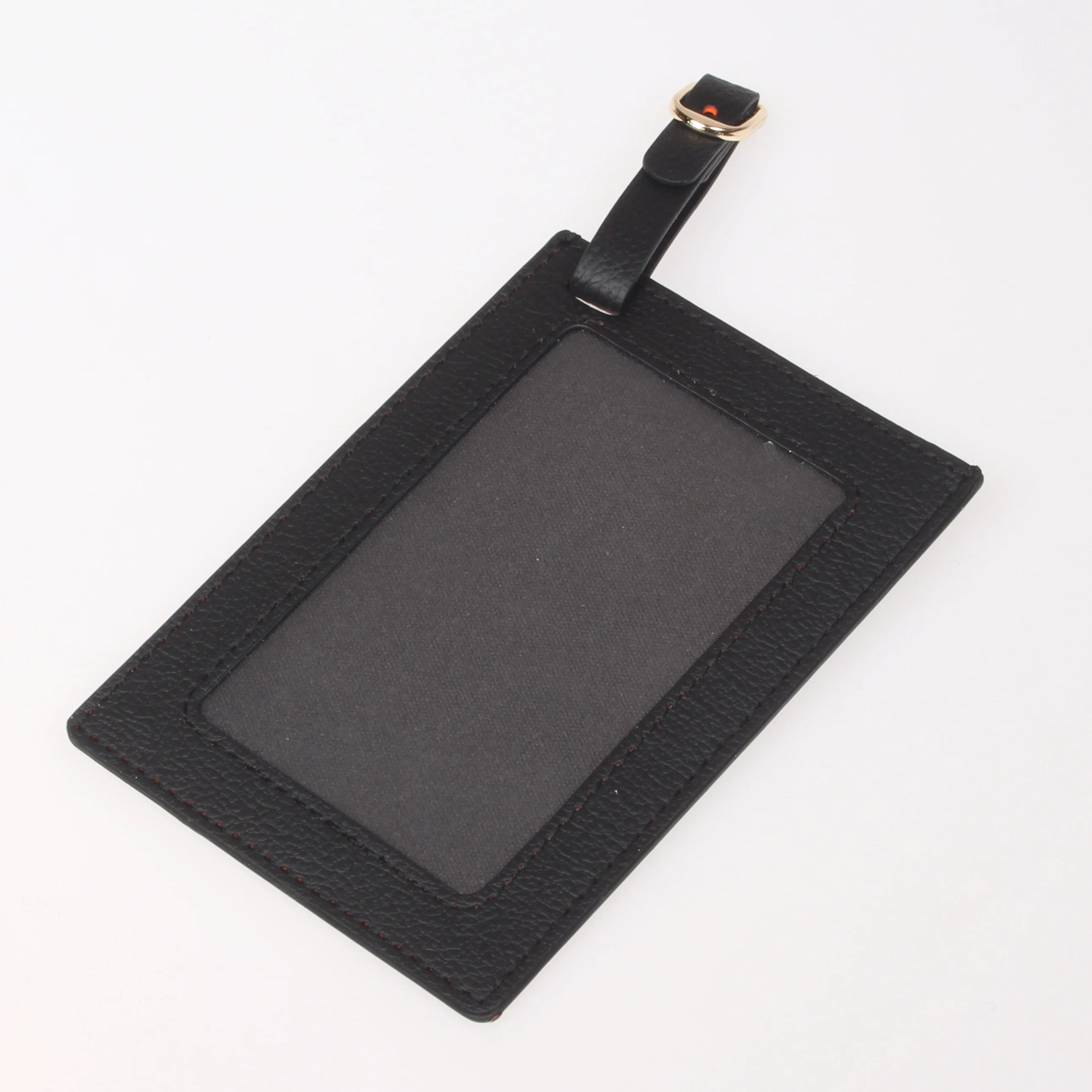 MacThomas Clan Crest Engraved PU Leather Luggage Tag - Image 2