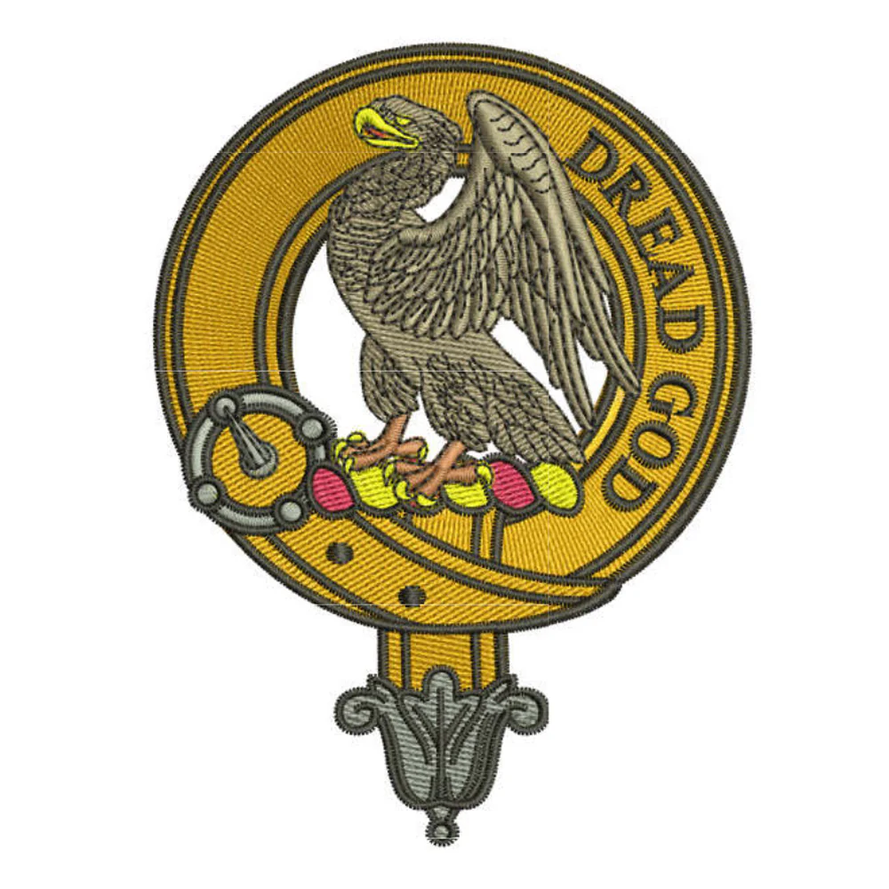 Munro Clan Crest Embroidered Polo - Image 2