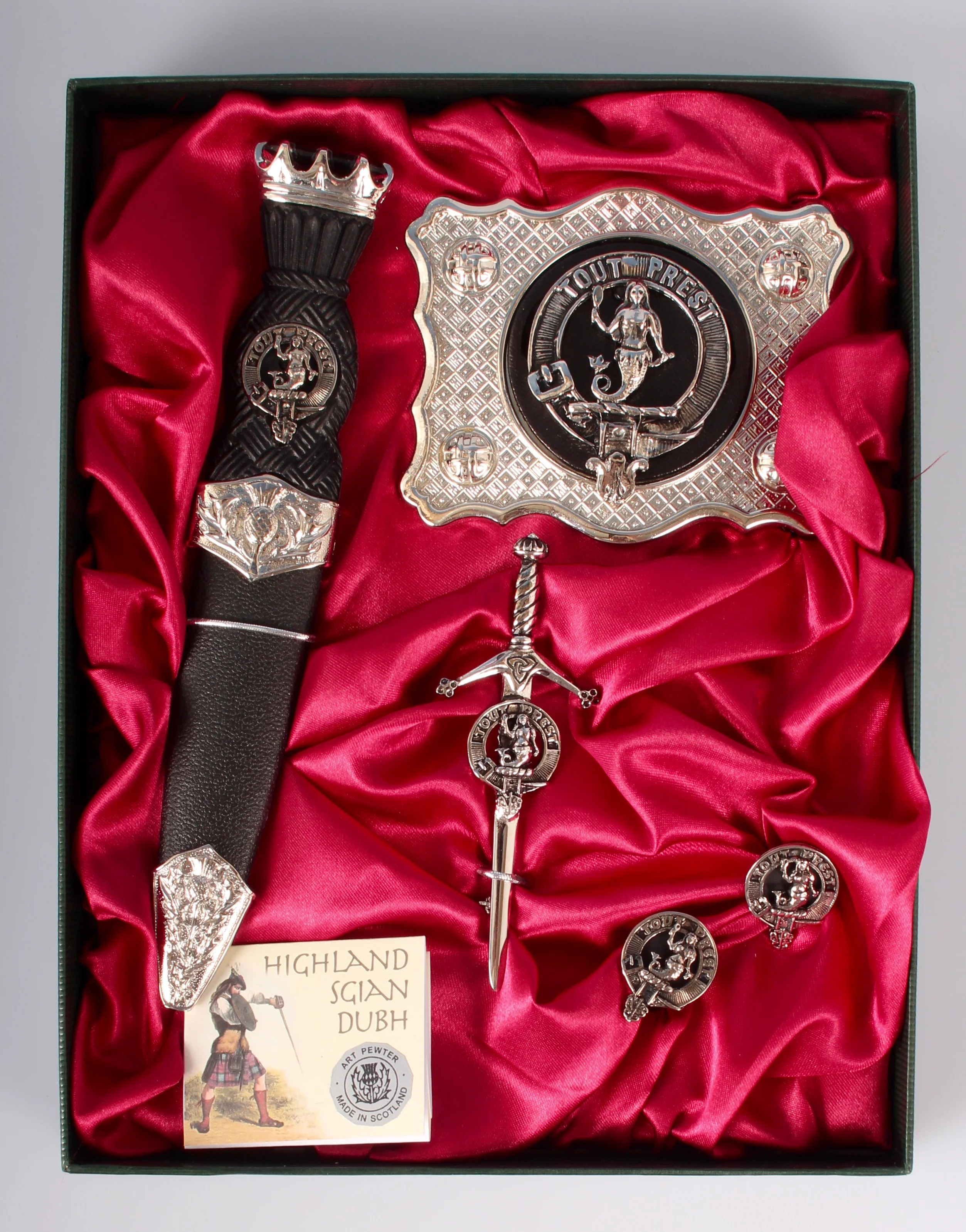 Murray Clan Crest Kilt Accessory Gift Set - Image 2