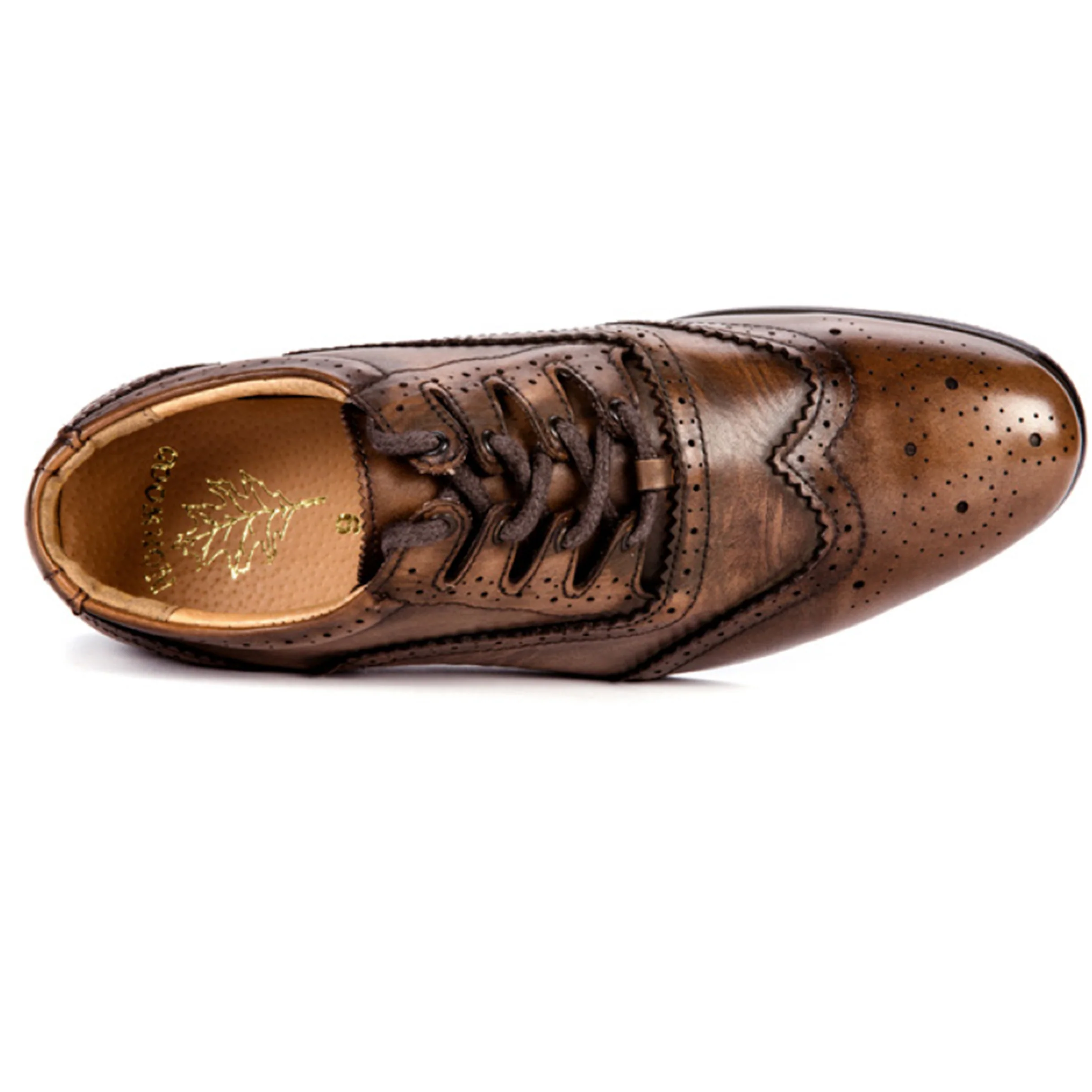 Norwood Brown Ghillie Brogues - Image 3