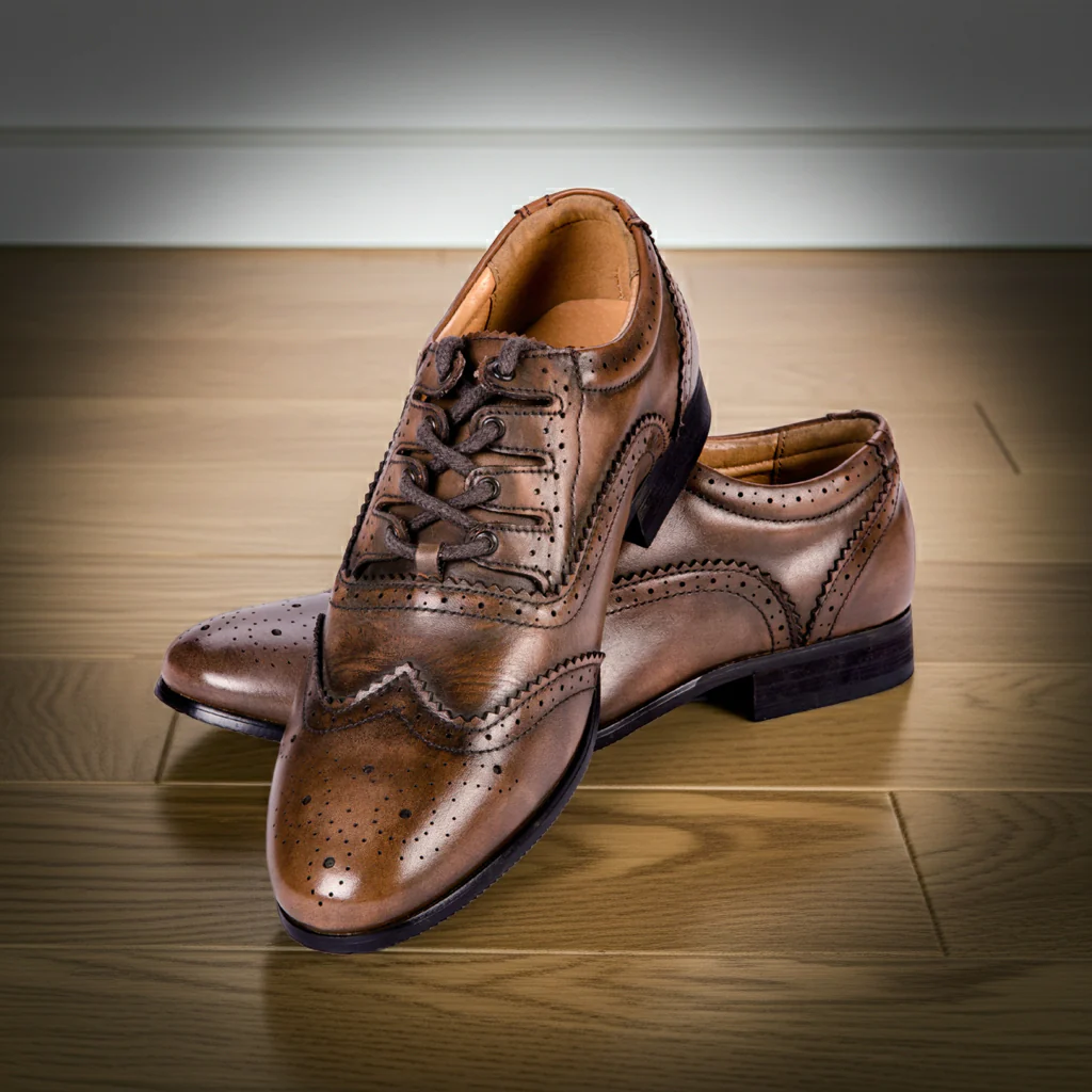 Norwood Brown Ghillie Brogues - Image 6