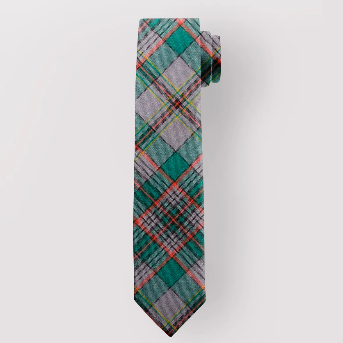 Pure Wool Tie in Craig Ancient Tartan - Image 2