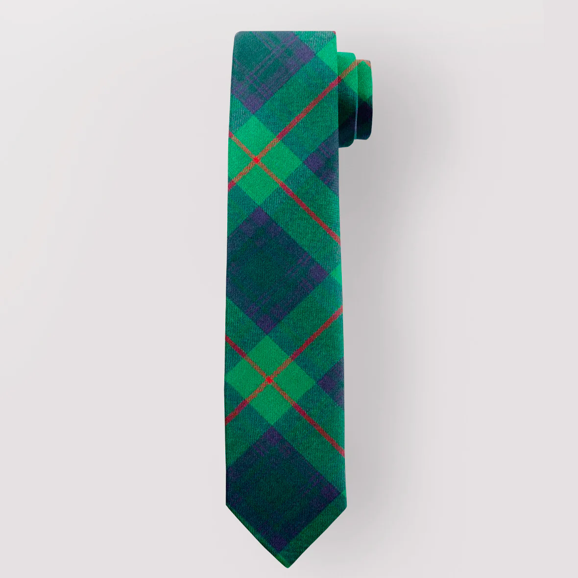 Pure Wool Tie in Cranston Ancient Tartan - Image 2