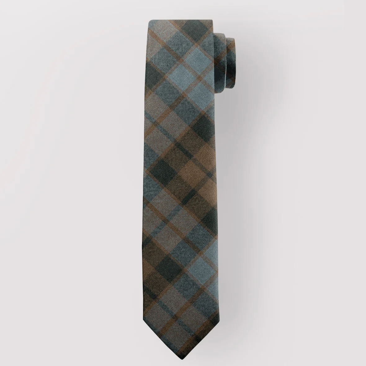 Pure Wool Tie in MacKay Weathered Tartan. - Image 2