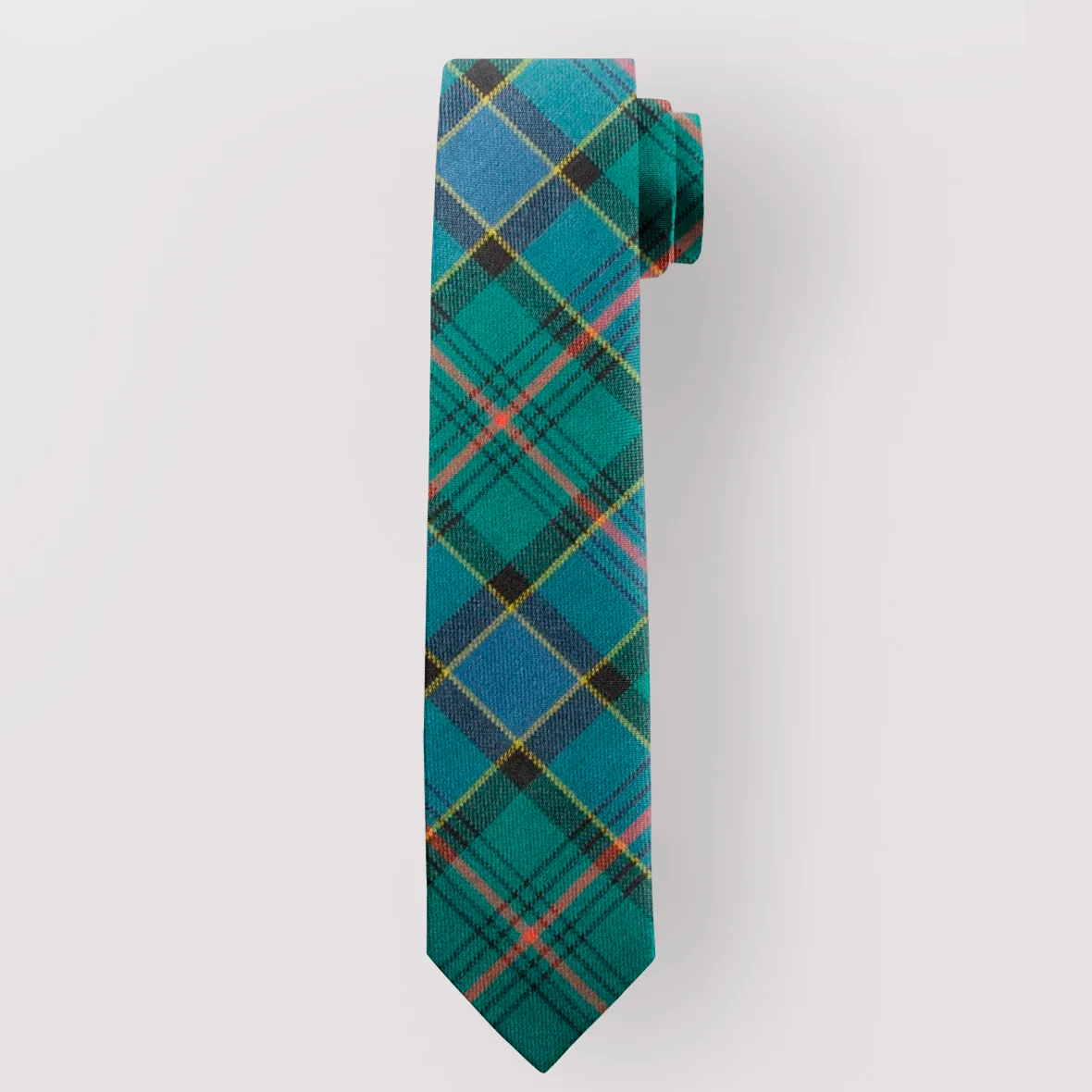 Pure Wool Tie in Ogilvie Ancient Tartan - Image 2