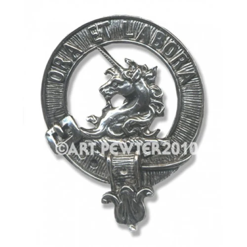 Ramsay Pewter Clan Crest Buckle For Kilt Belts - Image 2