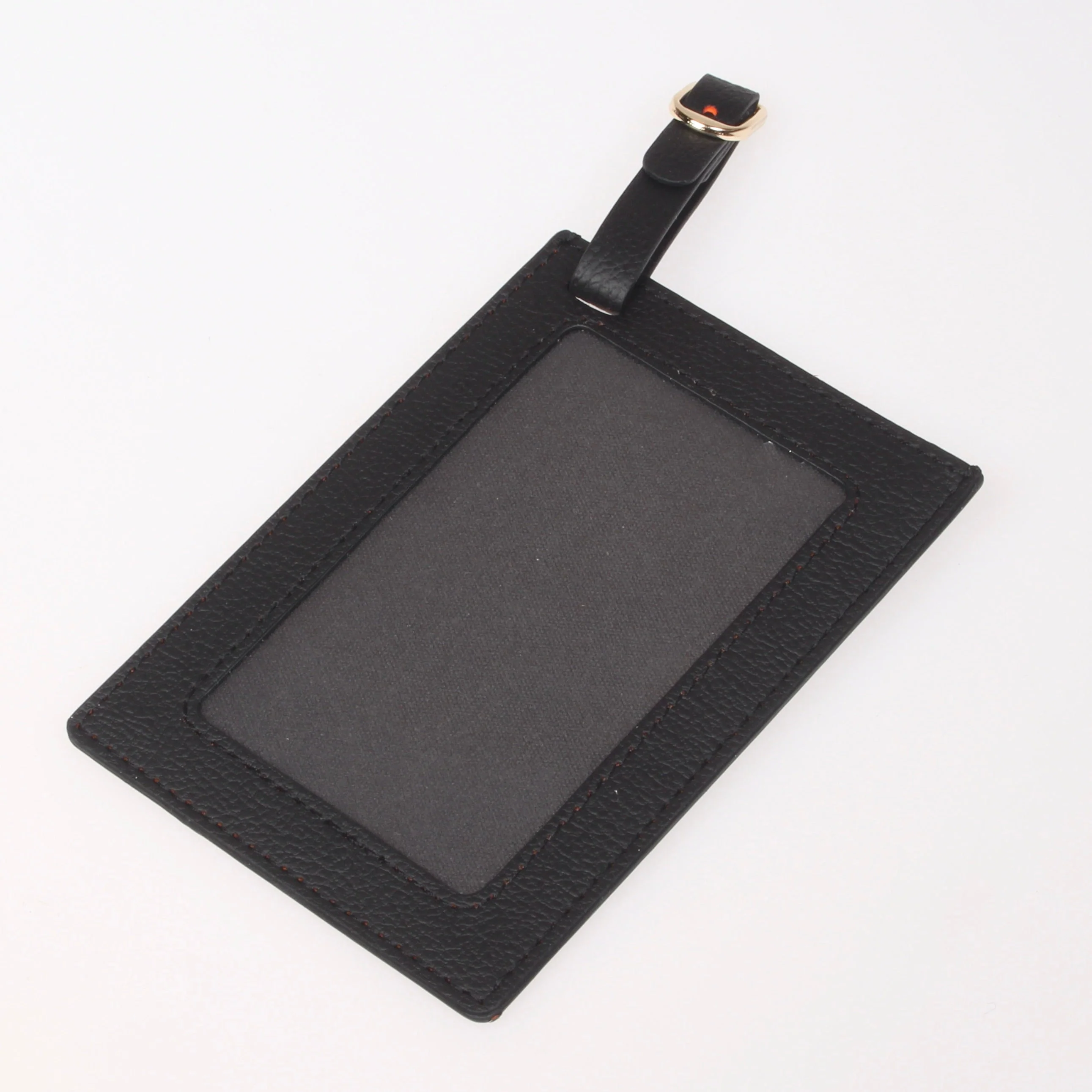 Robertson Clan Crest Engraved PU Leather Luggage Tag - Image 2