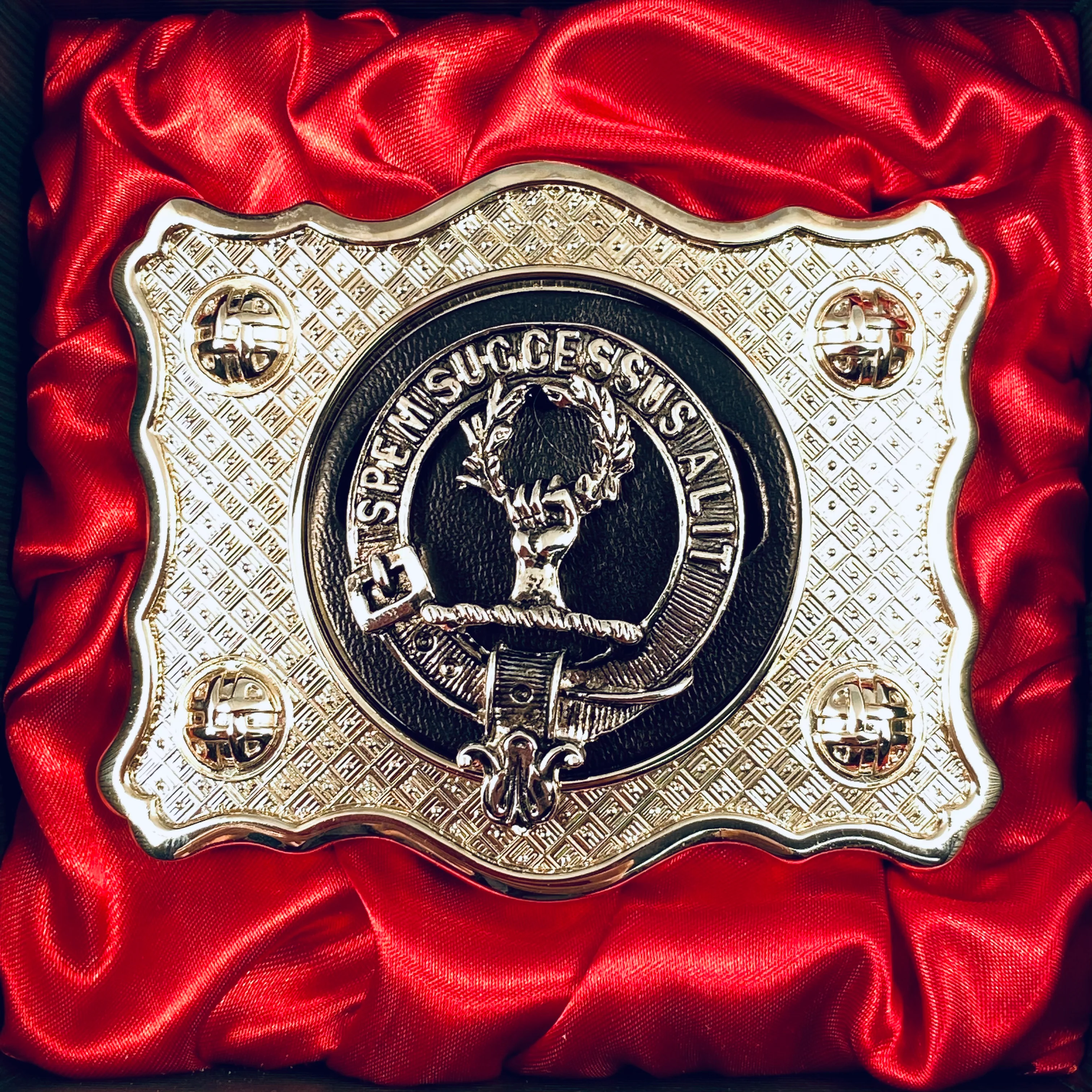 Ross Pewter Clan Crest Buckle For Kilt Belts - Image 2