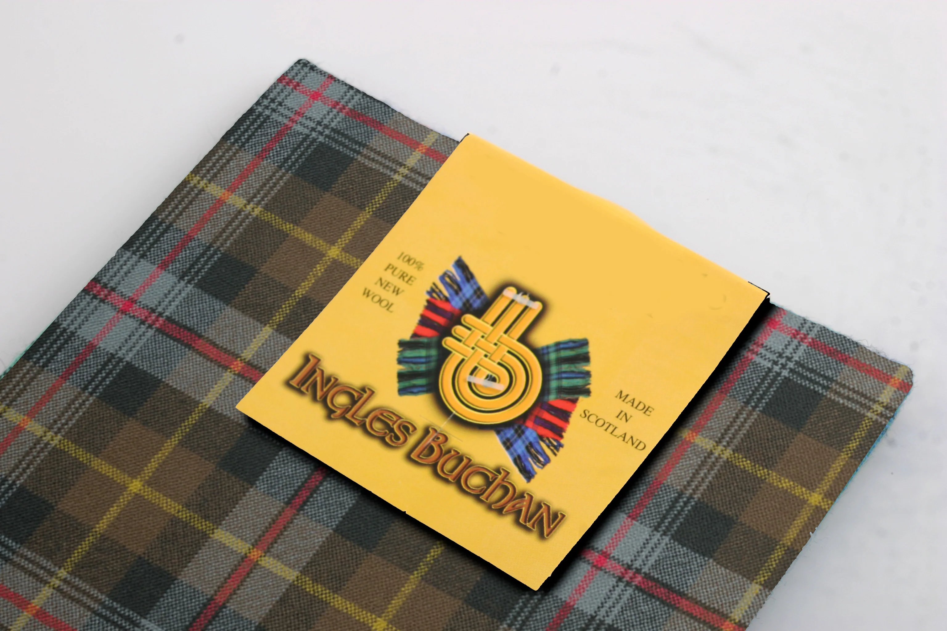 Scarf in Farquharson Weathered Wool Tartan - Image 2