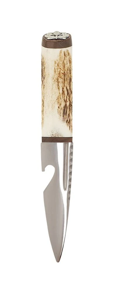 Staghorn Bottle Opener Sgian Dubh With Walnut - Image 3