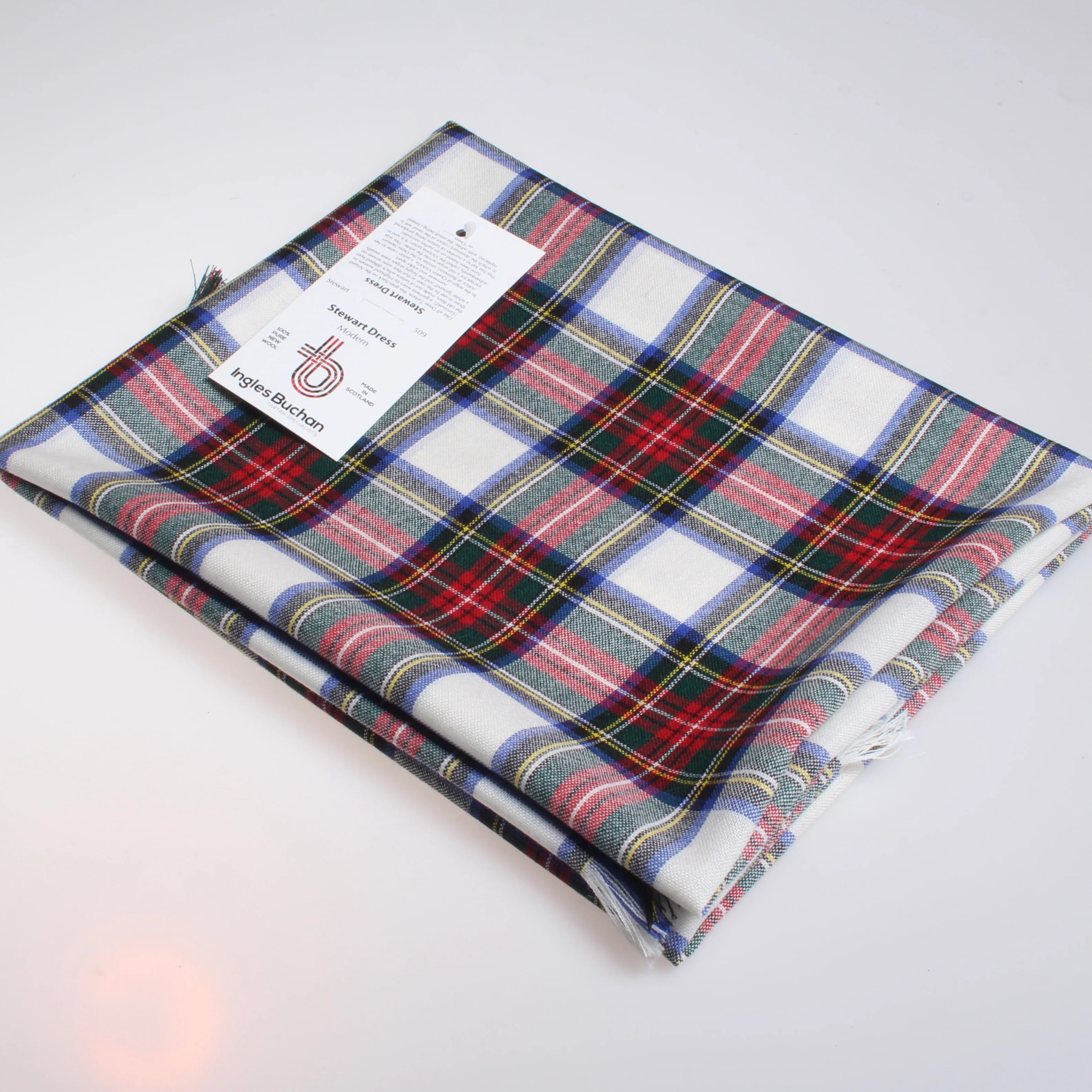 Stewart Dress Modern Tartan Shawl