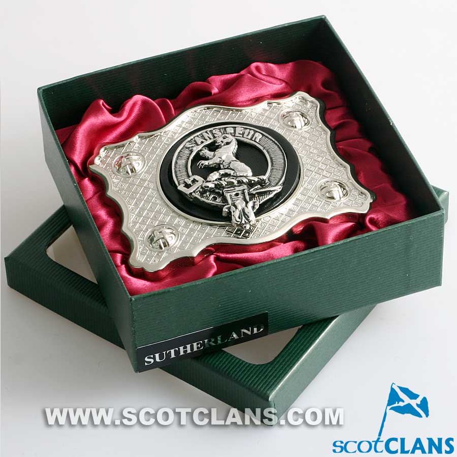 Sutherland Pewter Clan Crest Buckle For Kilt Belts - Image 2