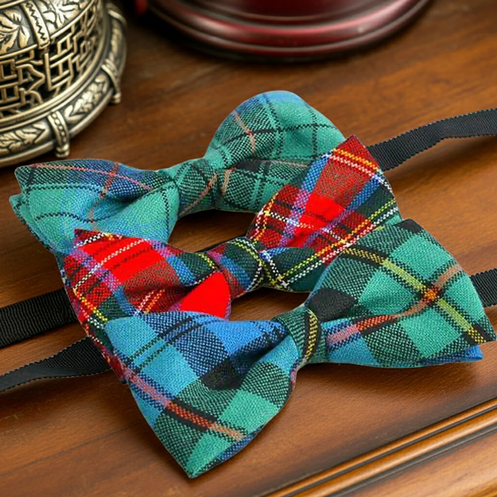 Tartan Bow Tie (100% Wool)
