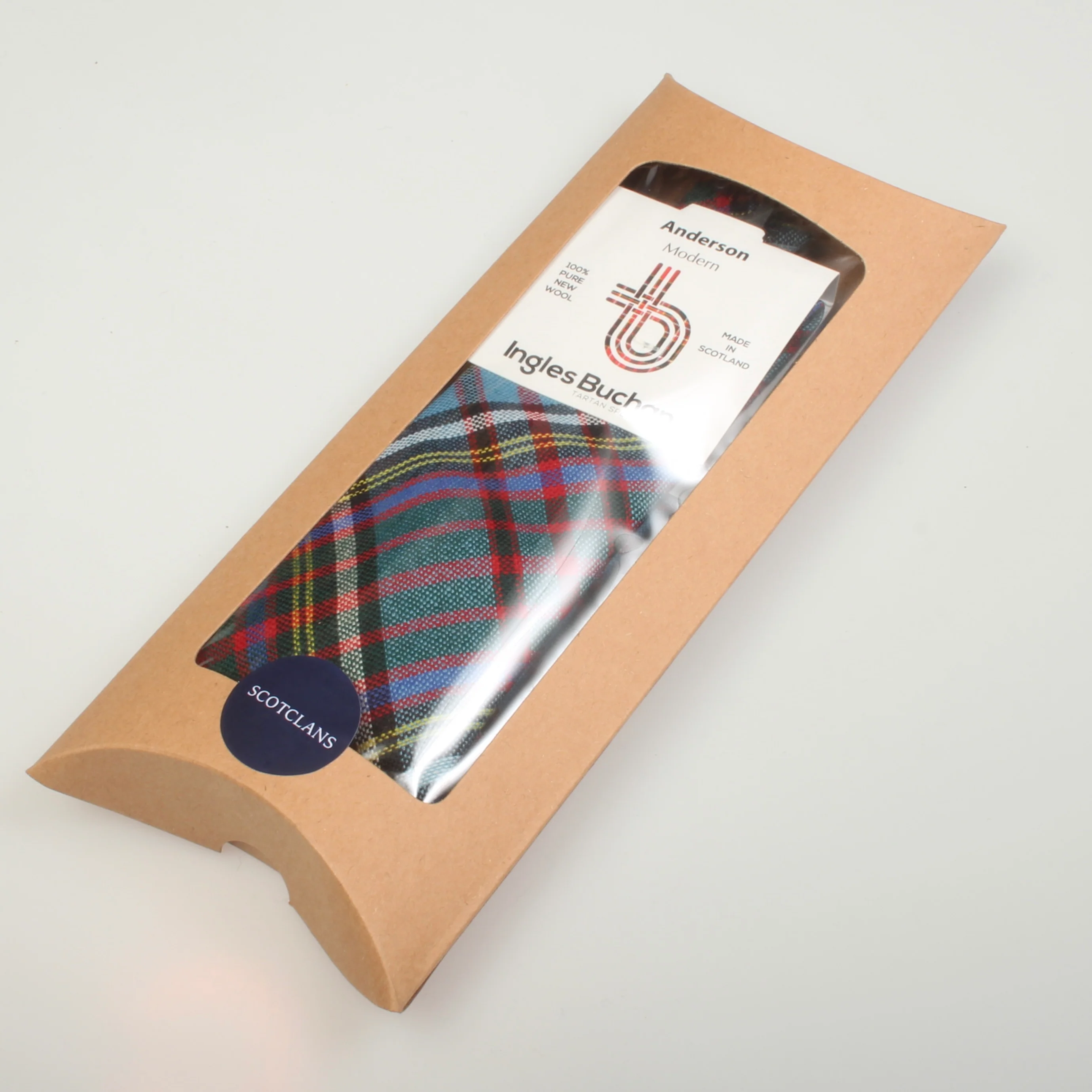 Tie and Pocket Square Gift Set - Anderson Modern Tartan - Image 2