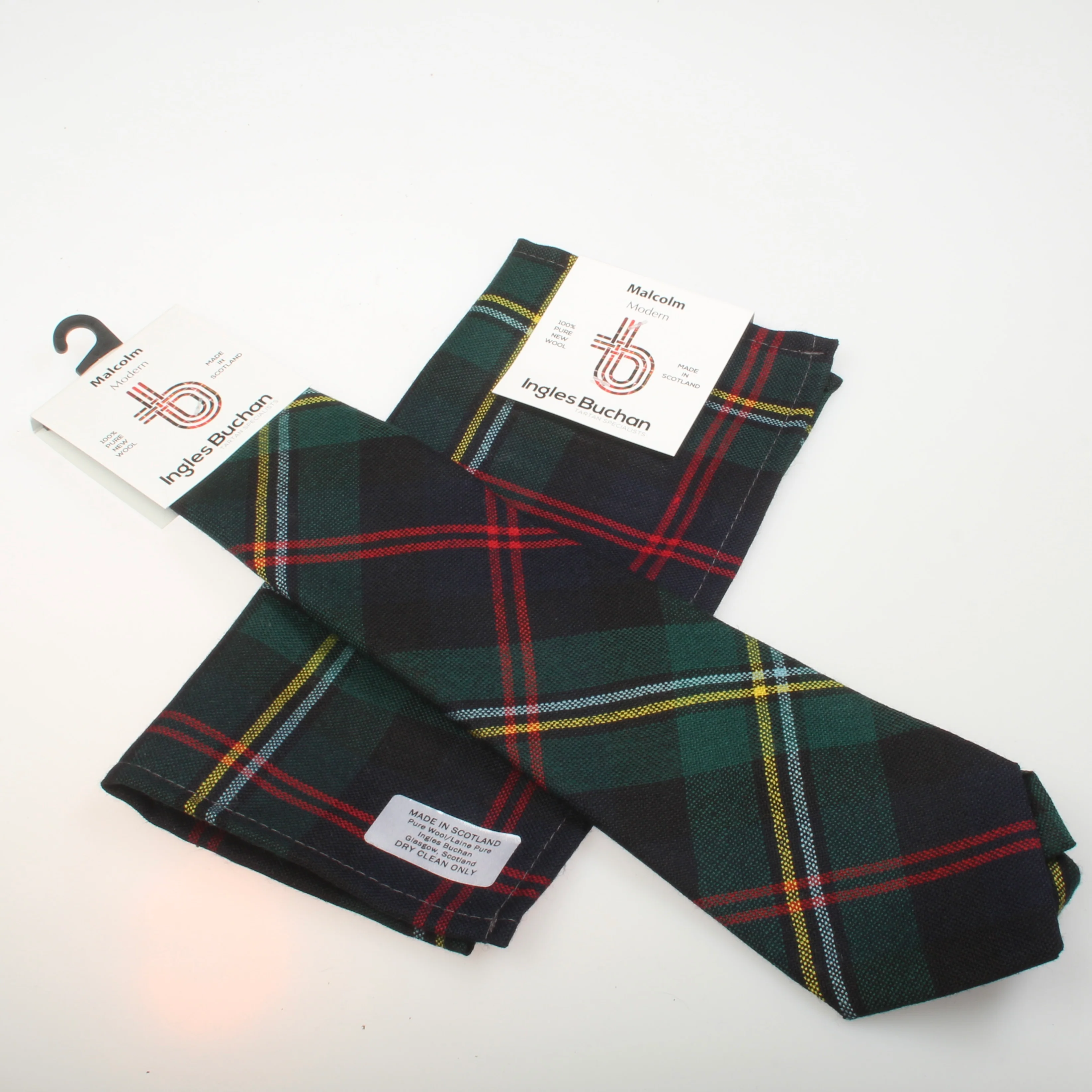Tie and Pocket Square Gift Set - Malcolm Modern Tartan