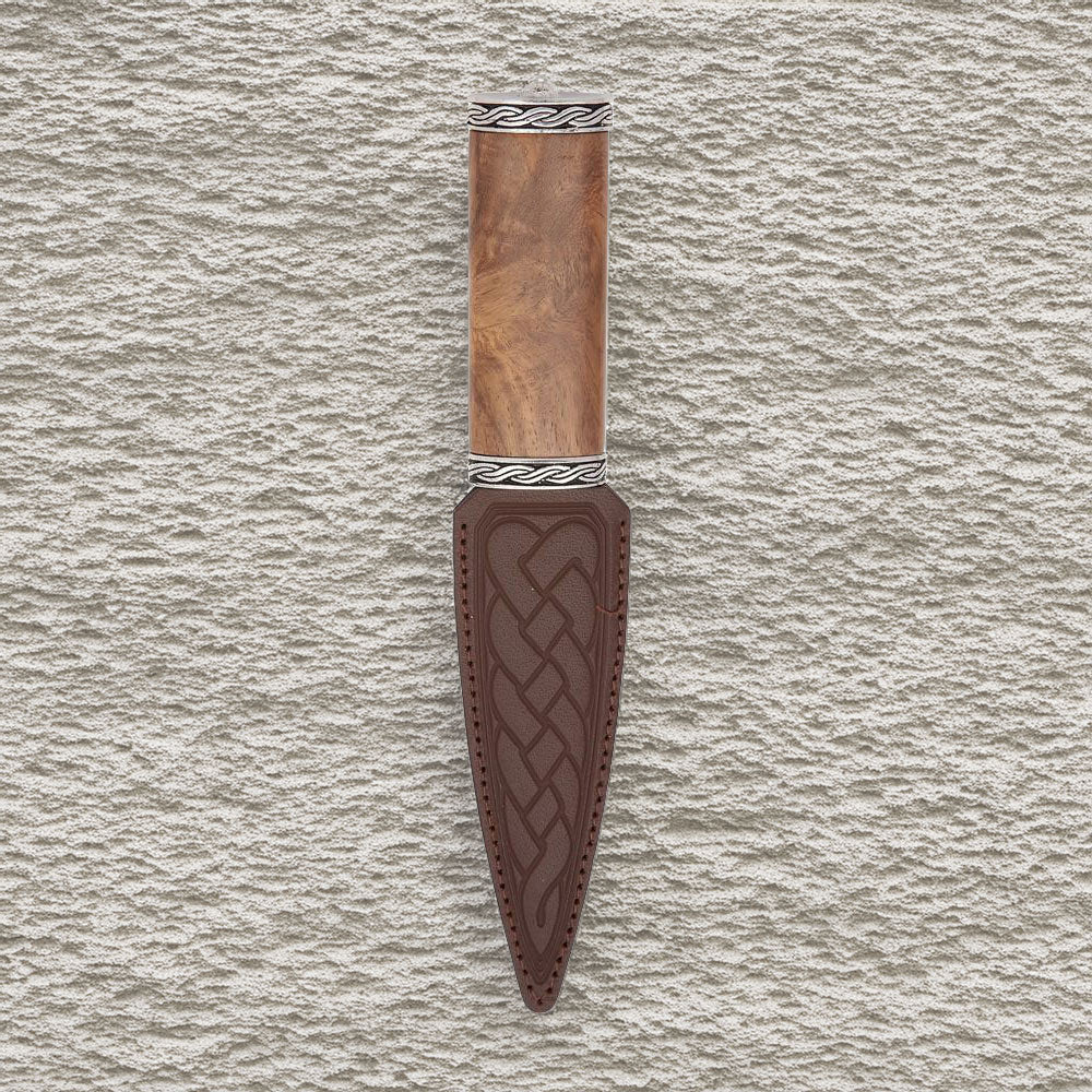 Torridon Red Shisham Sgian Dubh With Plain Top