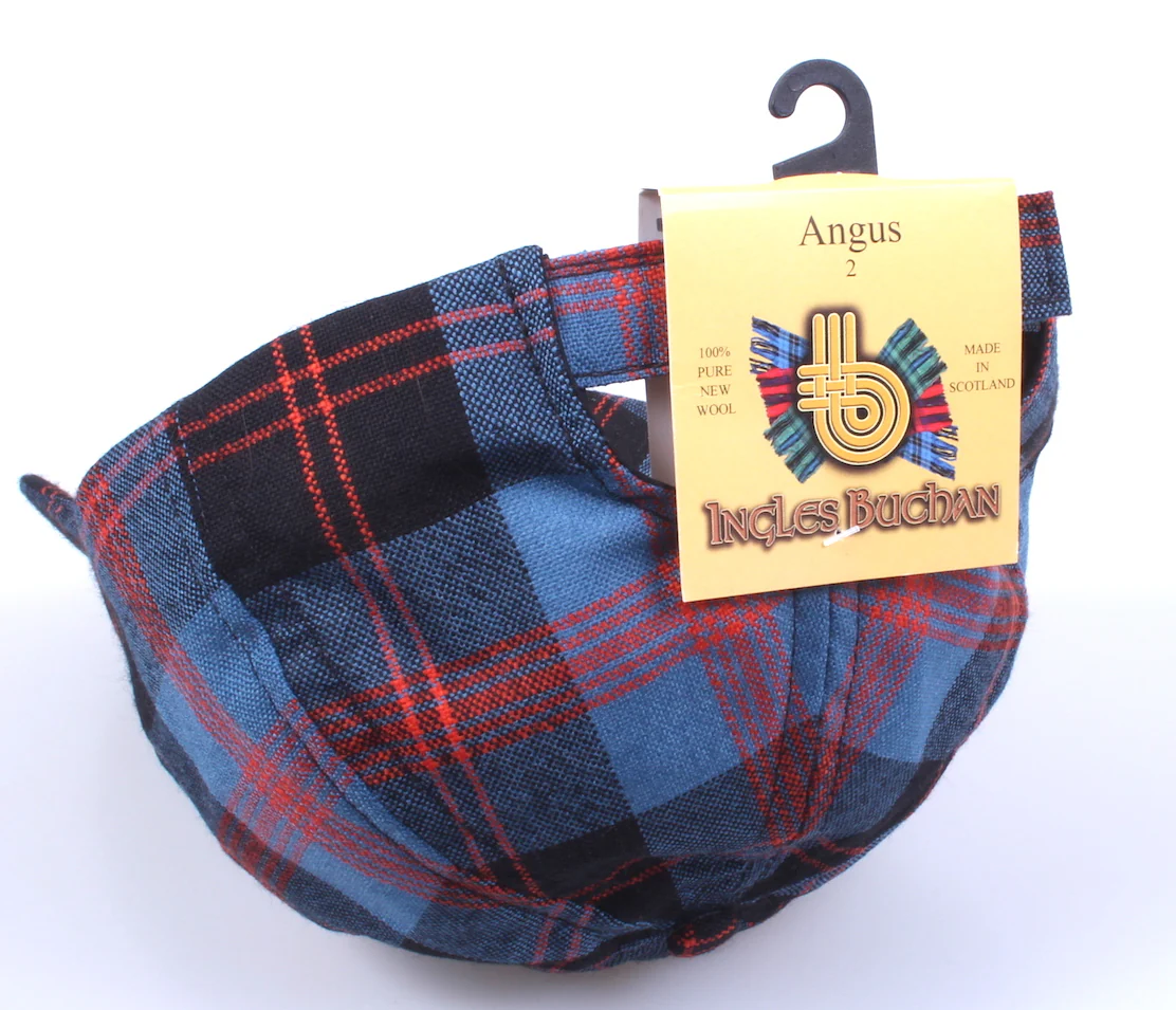 Wool Baseball Cap in Angus District Tartan - Image 2