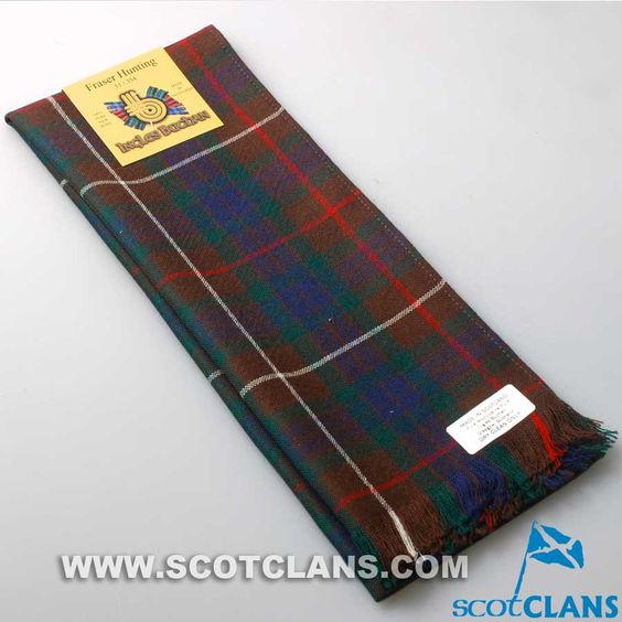 Wool Scarf in Fraser Hunting Modern Tartan - Image 2