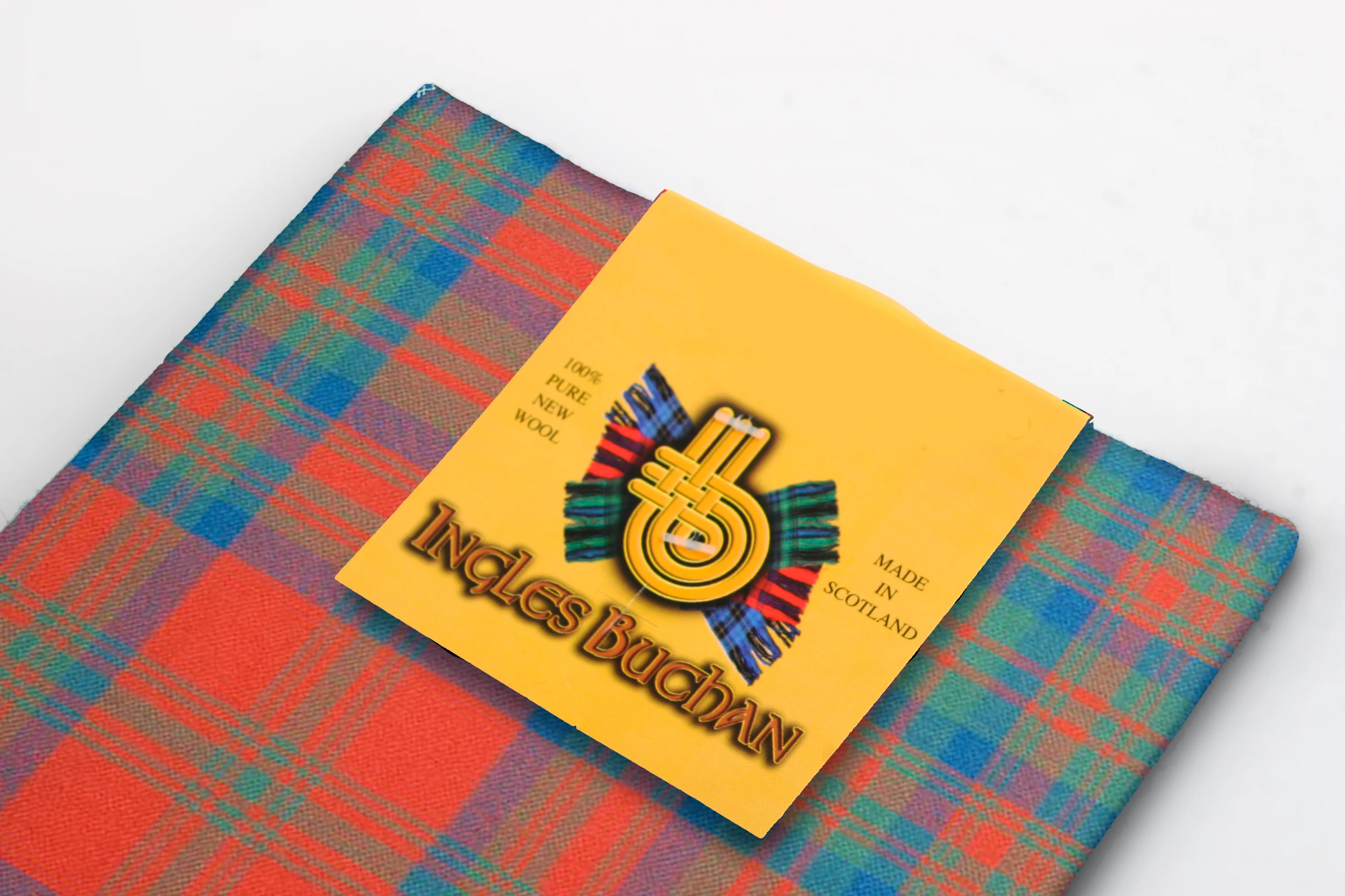 Wool Scarf in Matheson Ancient Tartan. - Image 2
