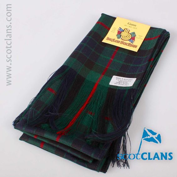 Full Length Sash in Gunn Modern Tartan - Image 2